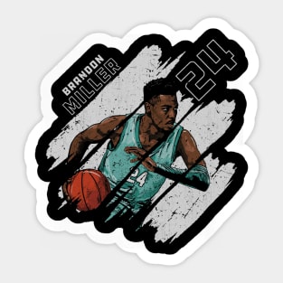 Brandon Miller Charlotte Stripes Sticker